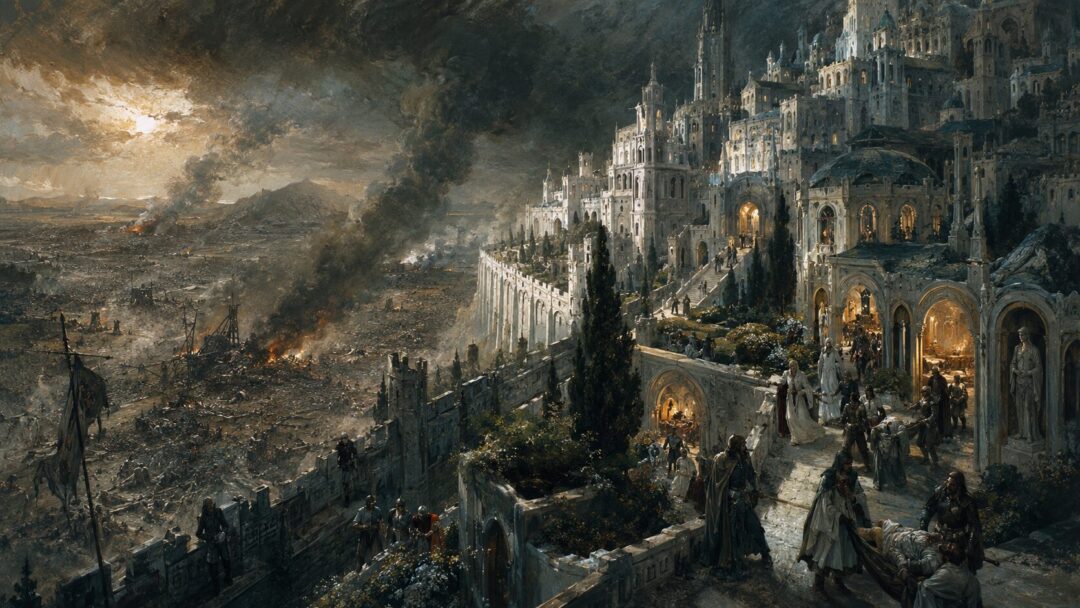 A city in the midst of war