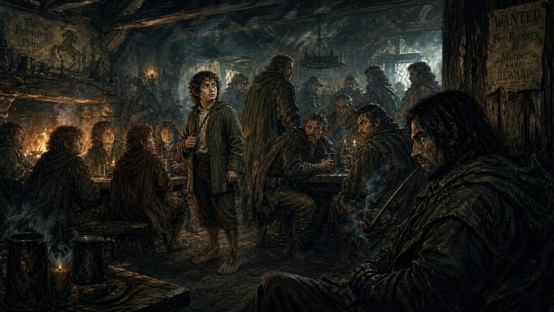 A dim evening at the Prancing Pony