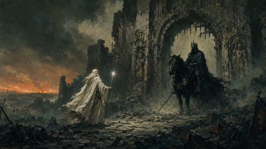 Battle against the shadowed king