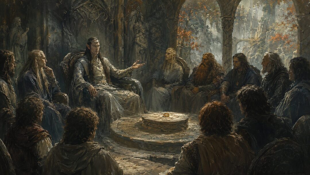 Council in the ancient elven hall