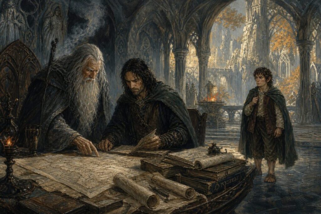 Elven hall of secrets and strategy