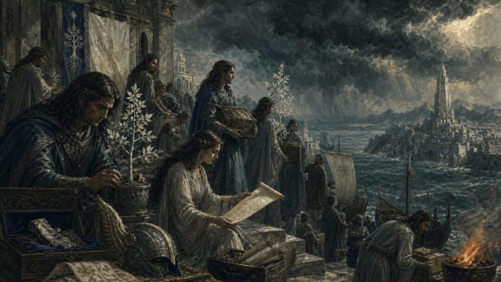 Exile at the storm-tossed harbor