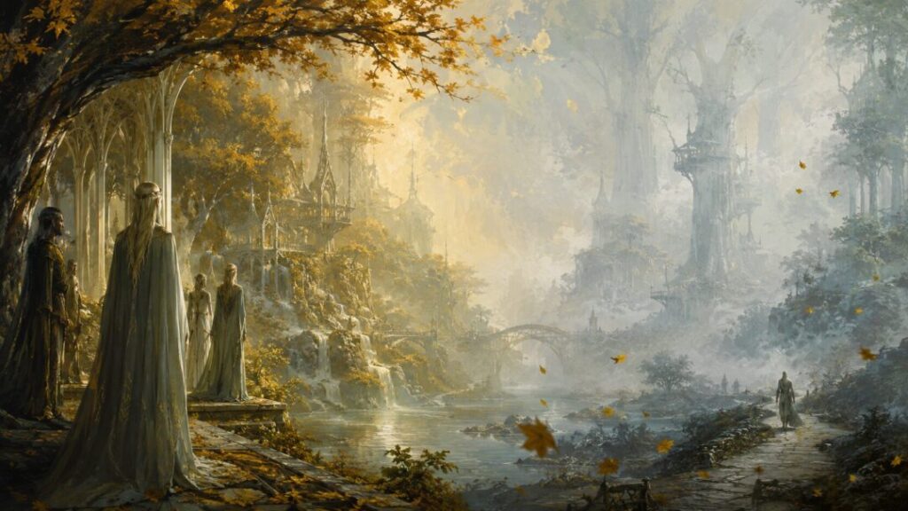 Fading echoes of an elven realm