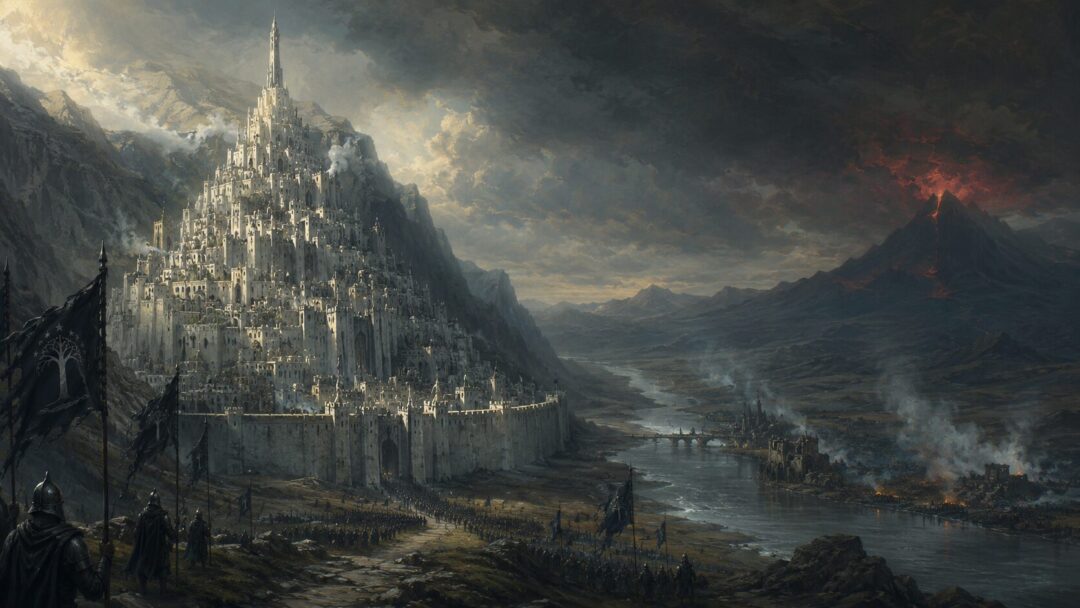 Fortress amidst a war-torn valley