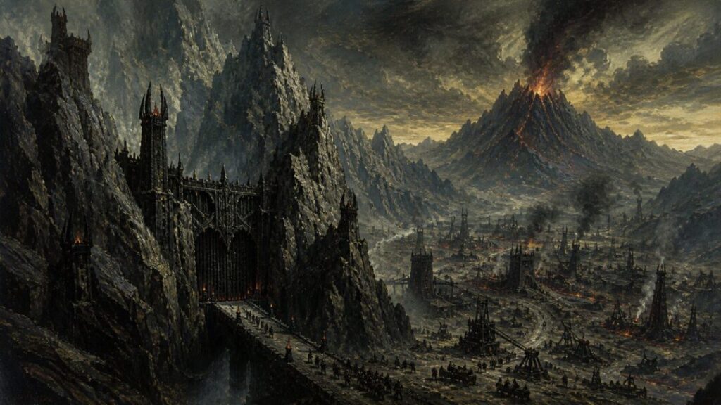 Fortress of the fiery wasteland