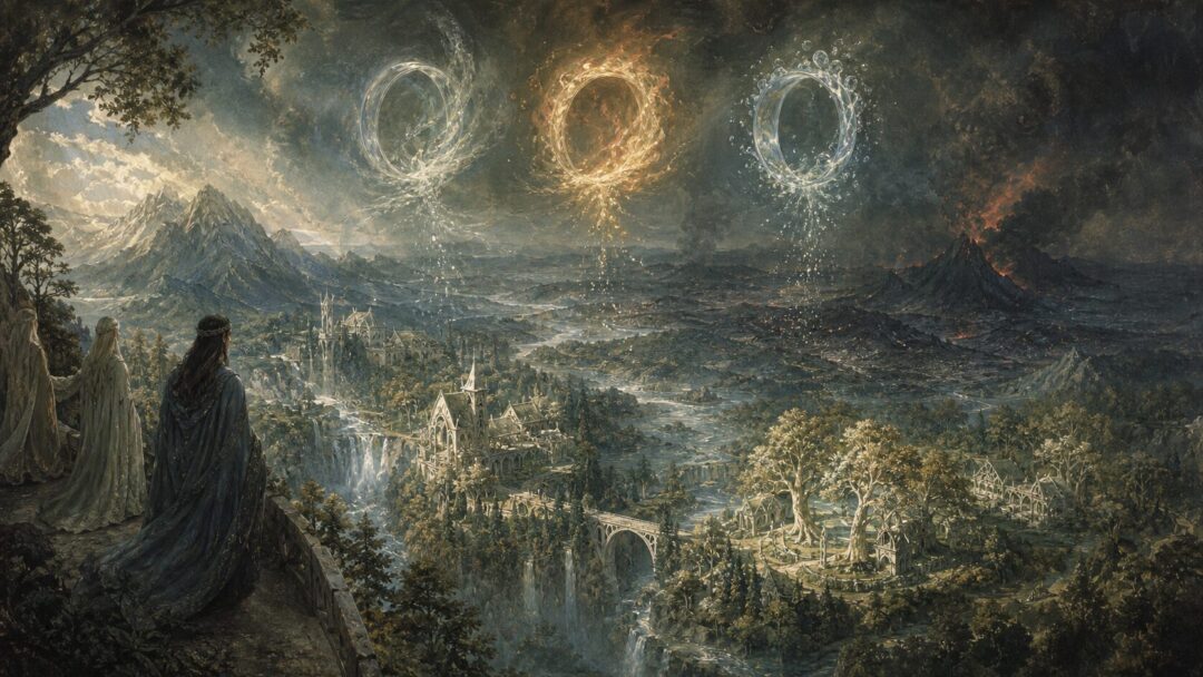 Guardians over the magical valley