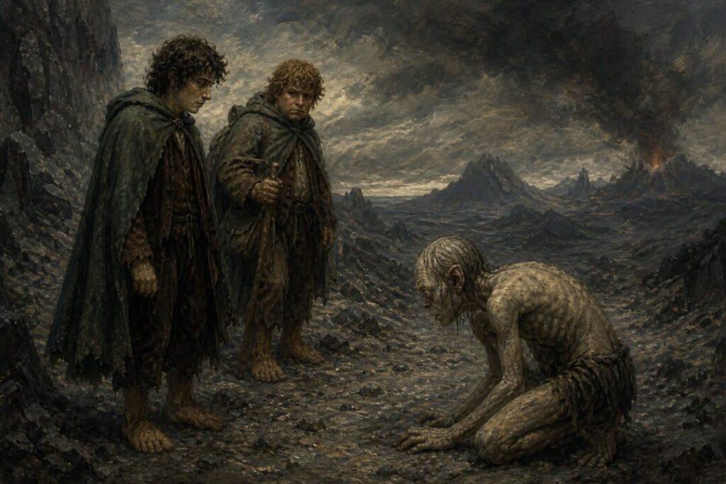 Hobbits and the haunted creature encounter