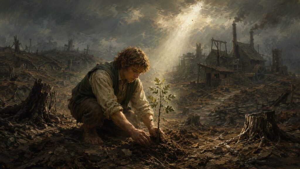 Hope amidst the ruins