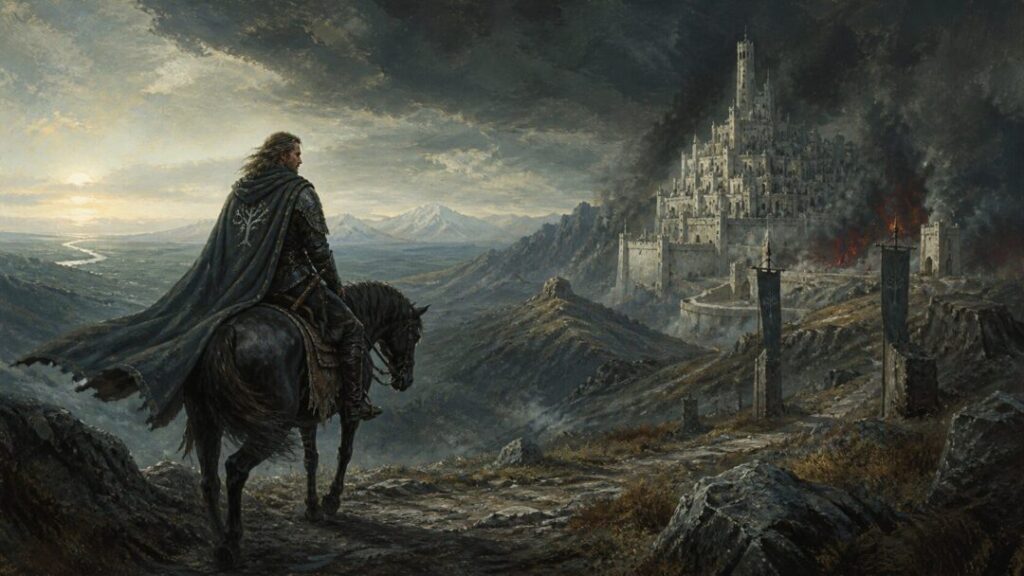 Journey from the burning stronghold