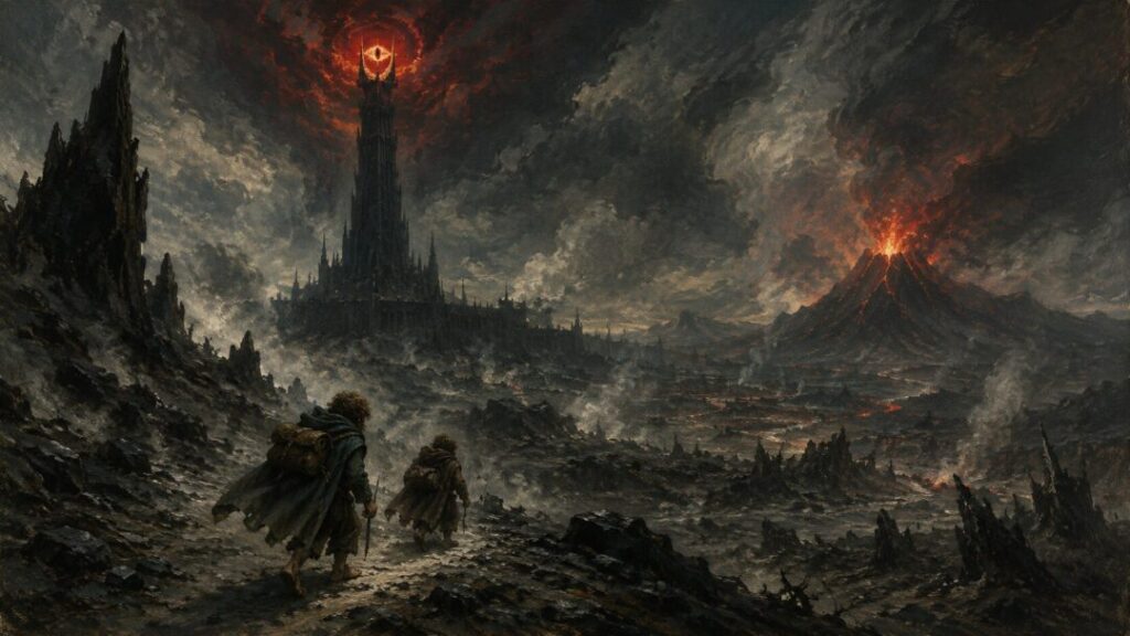 Journey through a fiery wasteland