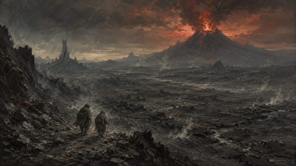 Journey through an apocalyptic wasteland