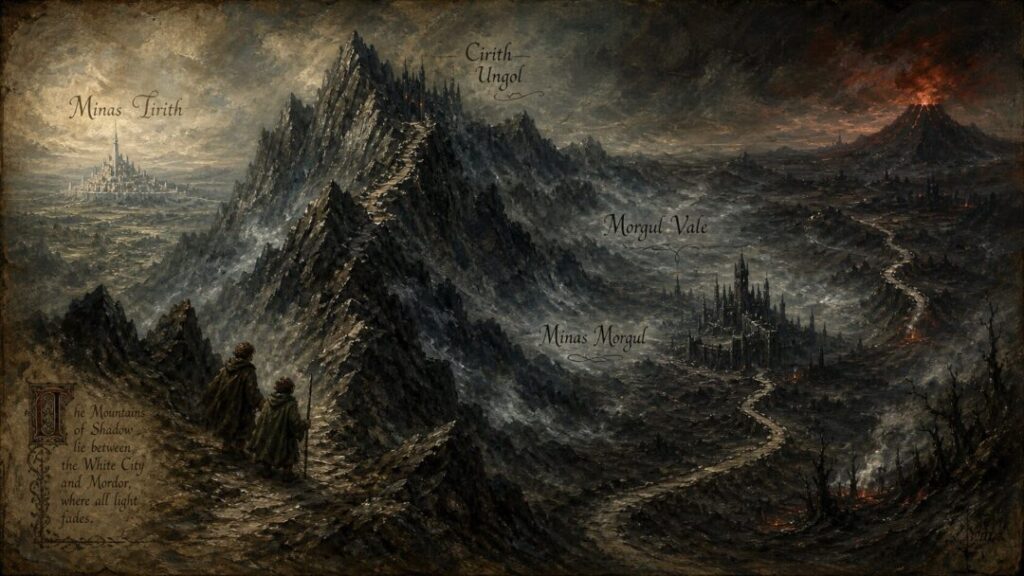 Journey through the lands of shadow