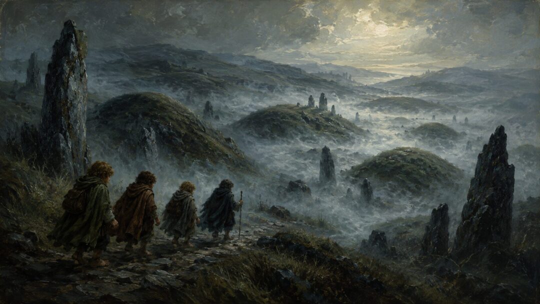 Journey through the misty moors