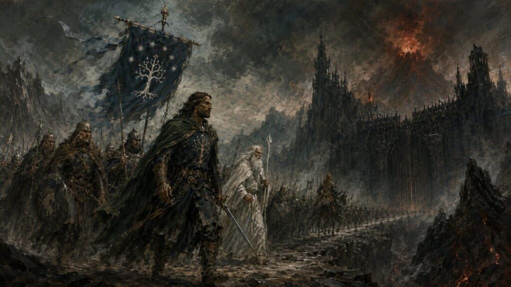 March to the shadowed fortress
