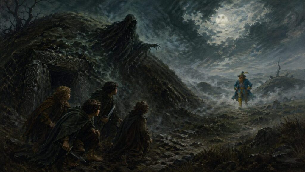 Misty moor and the spectral wraith