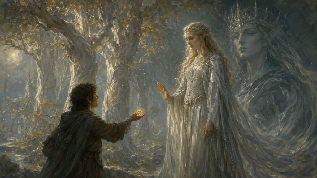 Offering the ring in the glade
