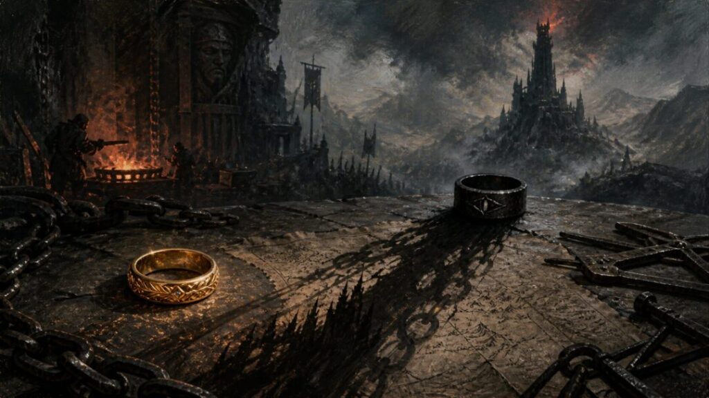Rings of war and shadows