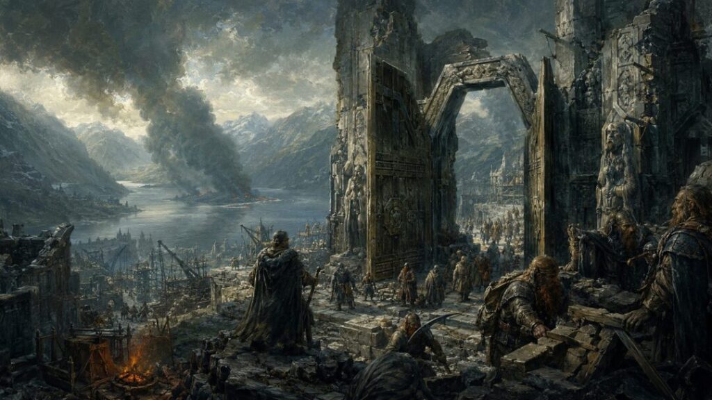 Ruins of a shattered stronghold