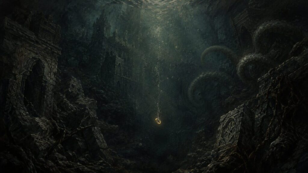 Ruins of an ancient drowned city