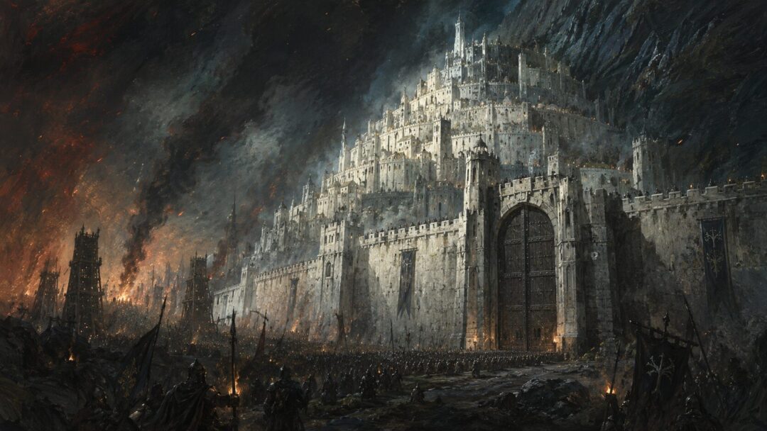 Siege of the mountain fortress middle