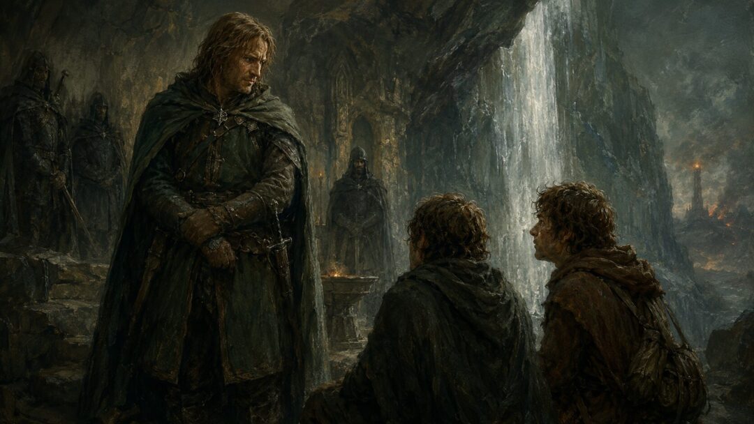 Tense meeting in a hidden stronghold