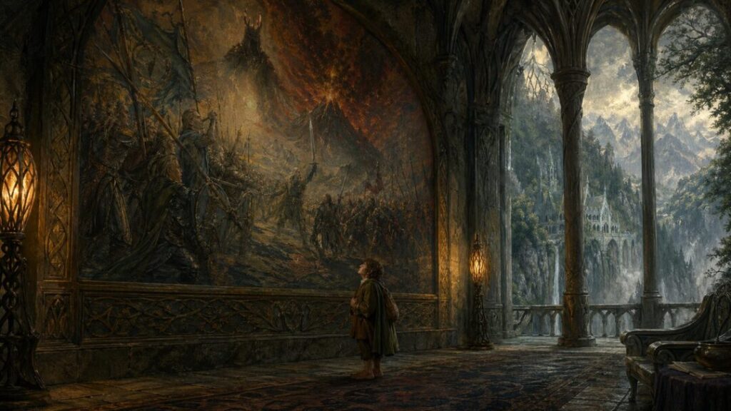 The ancient hall of forgotten battles