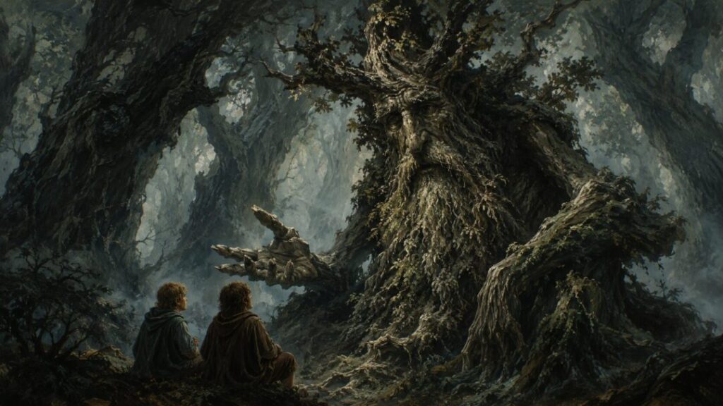 The ancient tree’s solemn tale