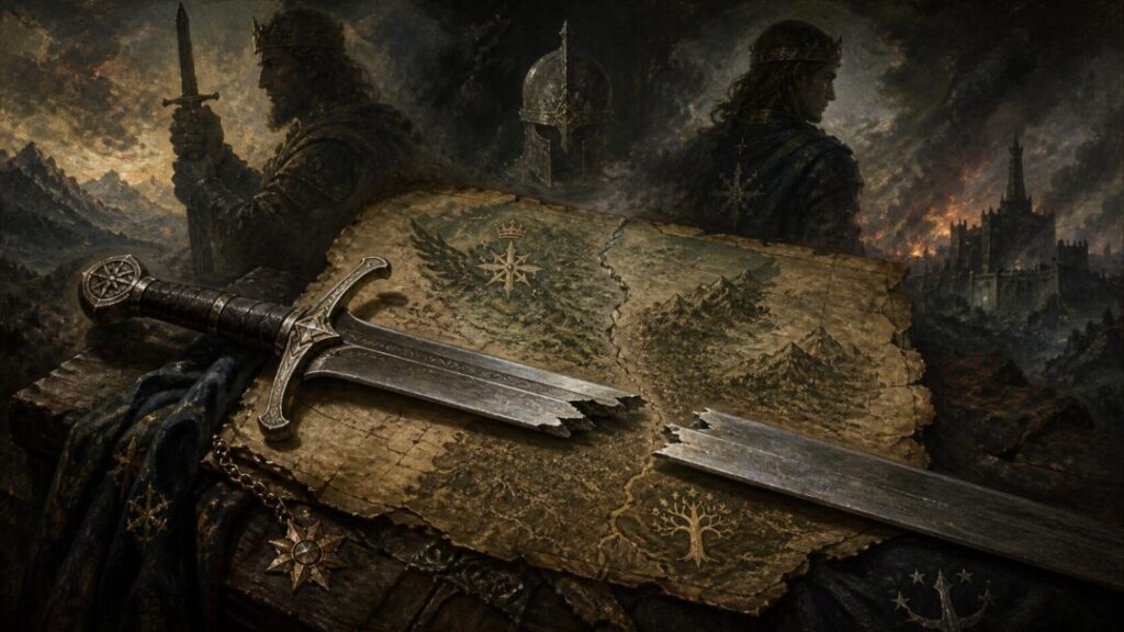 The broken sword of destiny