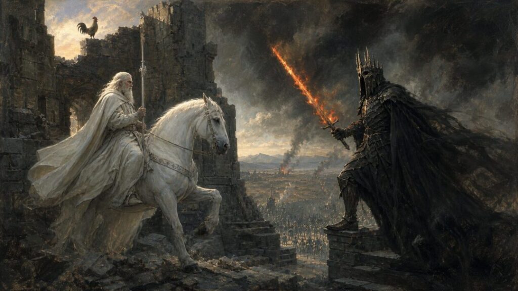 The calm before the storm lotr