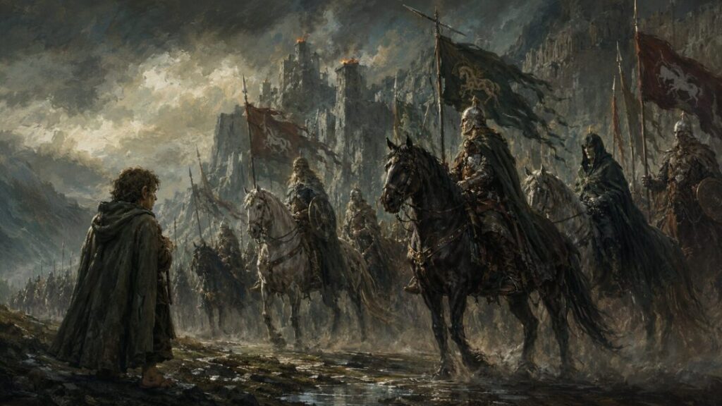 The cavalry's grim march