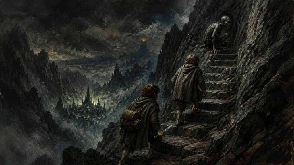 The cursed path to dark lands