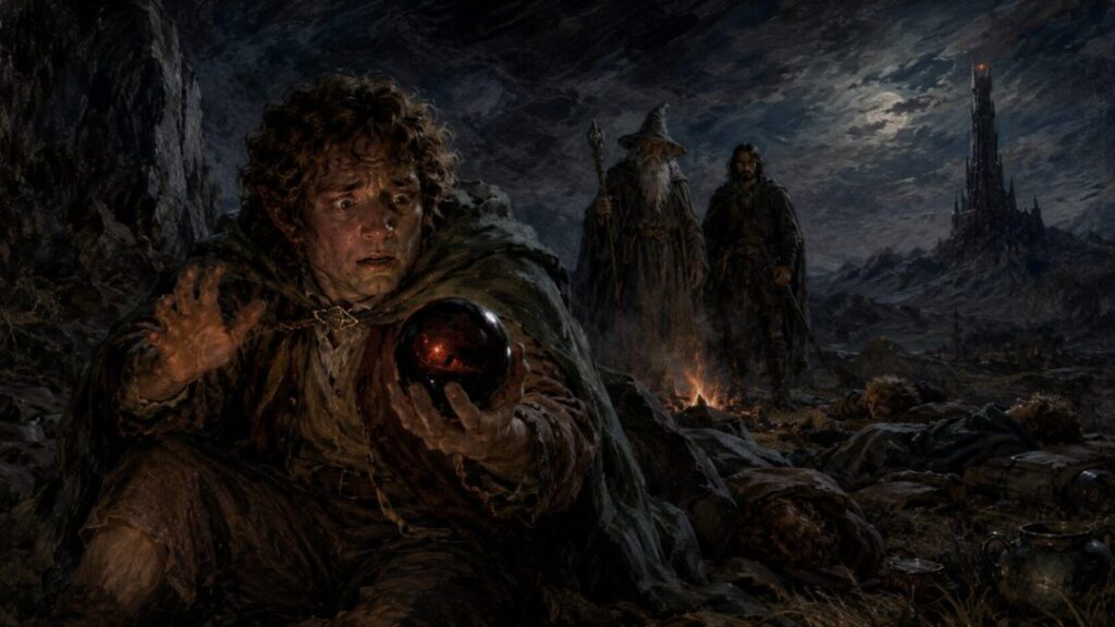 The cursed stone and the dark tower