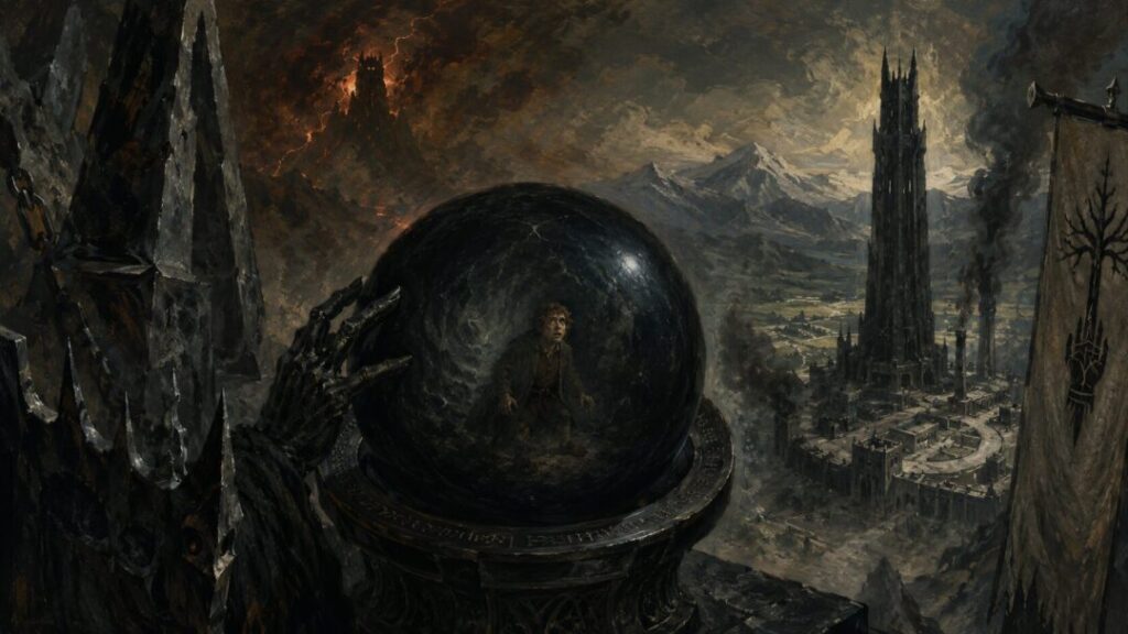 The dark watching orb of fate