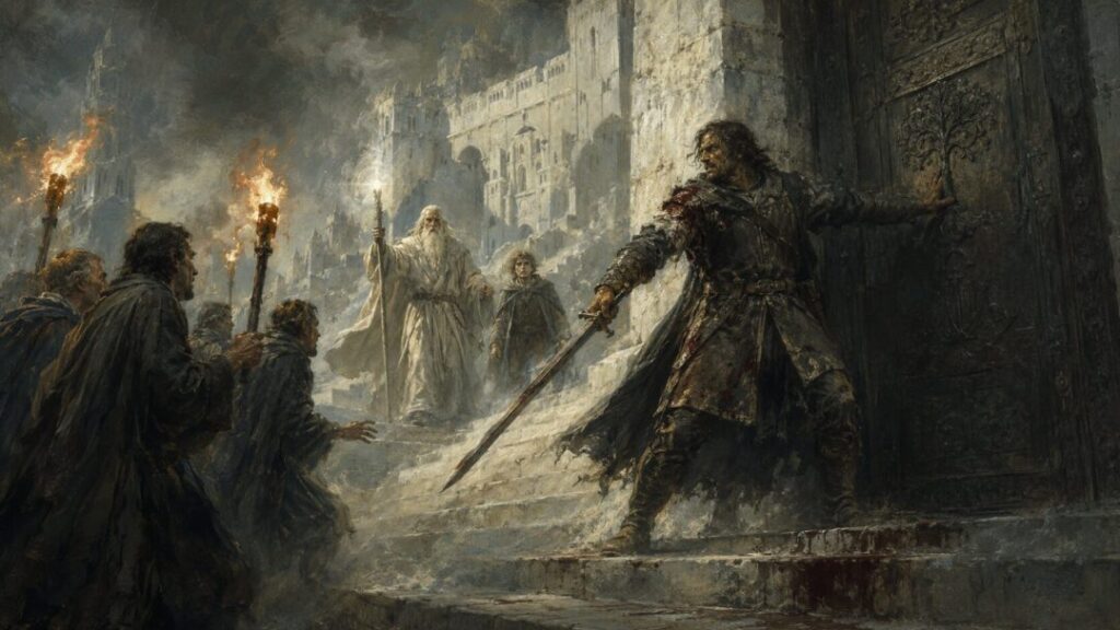 The defender and the mage's approach