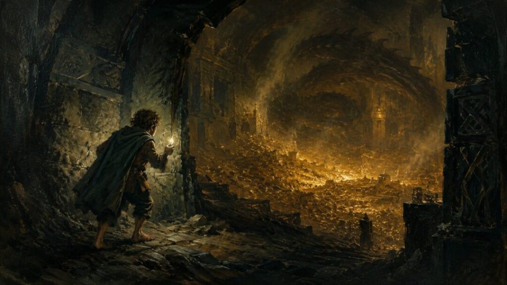 The dragon's lair of gold