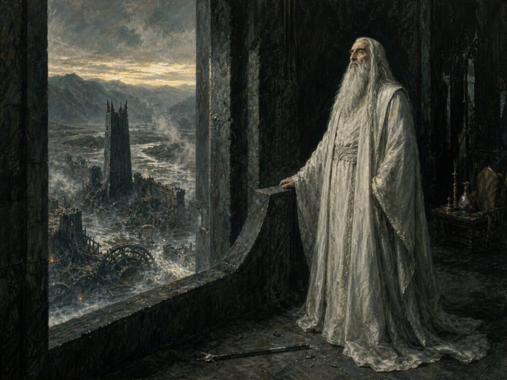 The fallen lord of the ruined tower