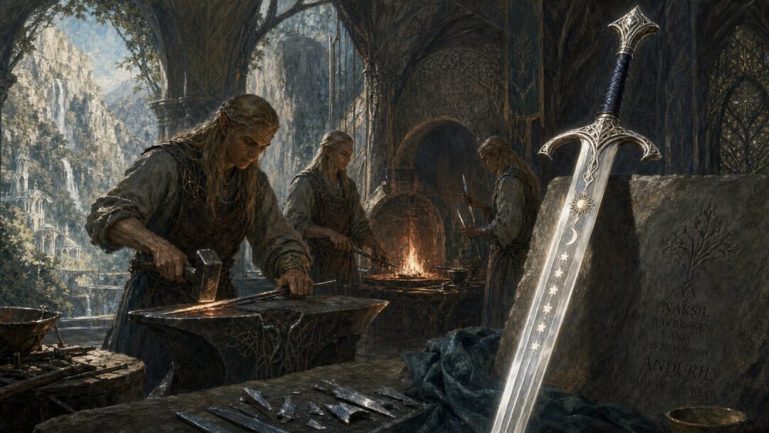The forging of Andúril