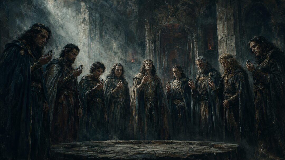 The gathering of the nine lords