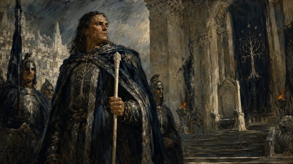The leader’s vigil in the throne room