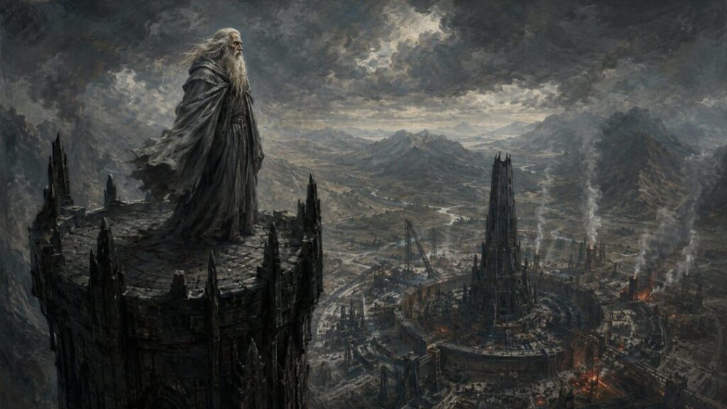The lone watcher of the storm