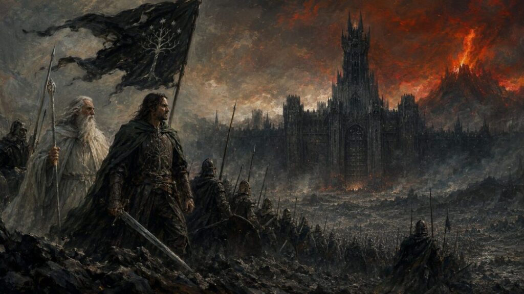 The march to the dark fortress