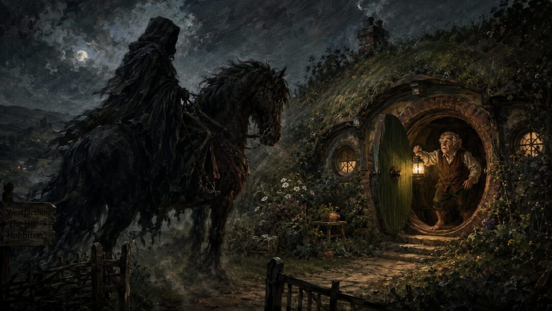 The mysterious visitor at Hobbiton