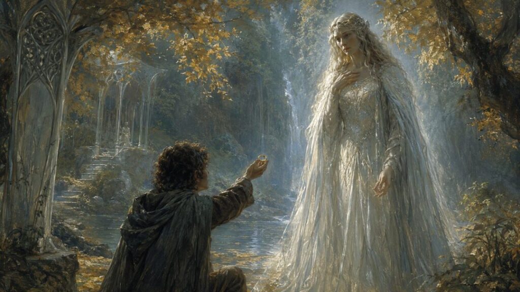 The offering in the enchanted glade
