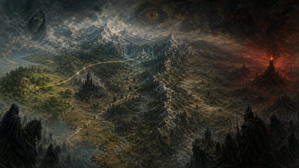 The ominous map of a divided realm