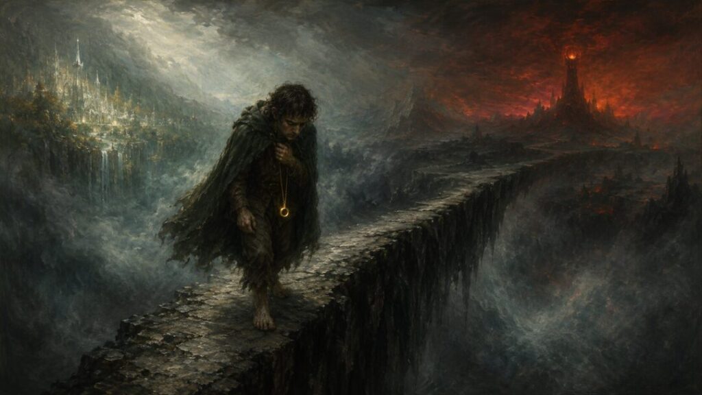 The path between light and darkness