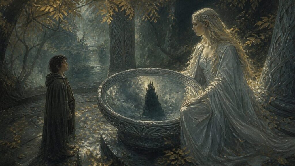 The reflection of fate in the mist
