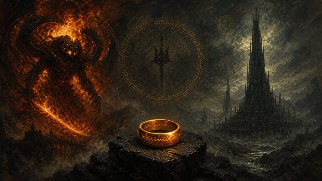 The ring of darkness and fire