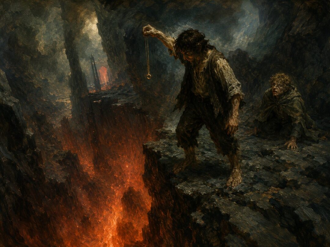 The ring over the fiery chasm