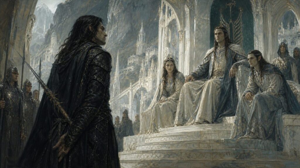 The tense court of judgment