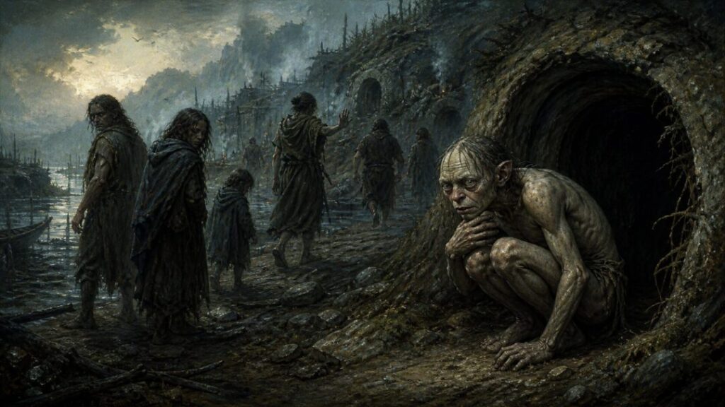 The watcher at the swamp's edge